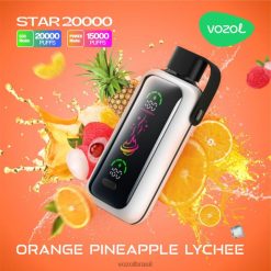 VOZOL Vape Flavors - VOZOL STAR 20.000 lichia abacaxi laranja BNNLD15